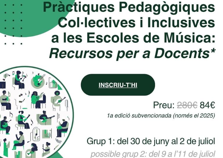 Imatge on veiem el poster amb informació del microcredencial